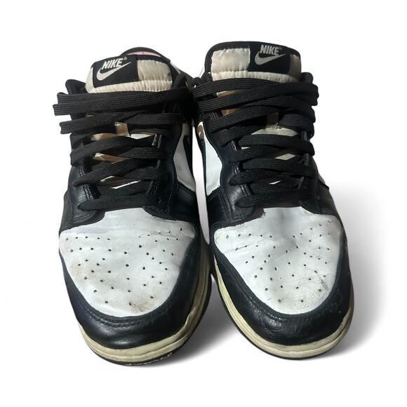 Nike Dunk Low Retro Panda Black White Lace Up Sneakers DD1391 Men's Size 10.5 - Picture 5 of 8